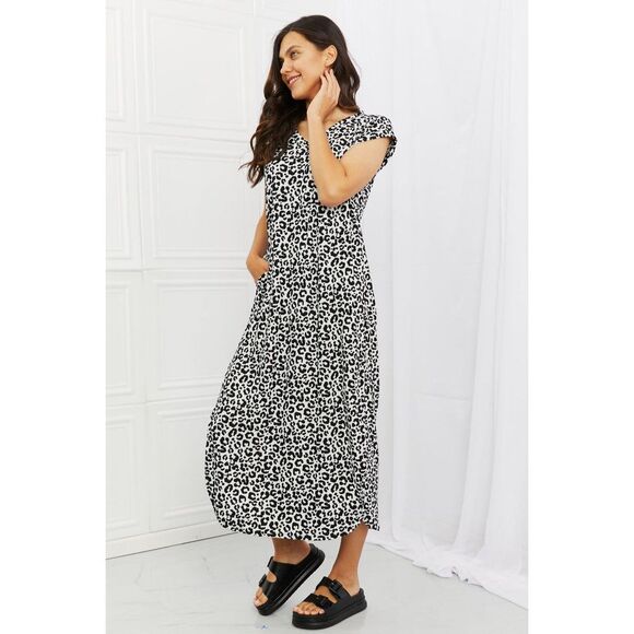 Culture Code Wild Side V-Neck Dress - Picture 3 of 4